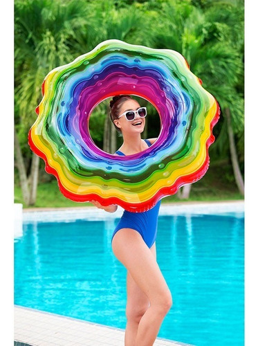 Aro Inflable Arcoiris Bestway Modelo 36163