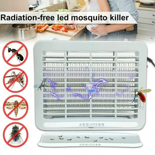 Imagen 3 de 4 de Atrapa Mosca Electrico Elimina Mata Electrocuta Mosquito