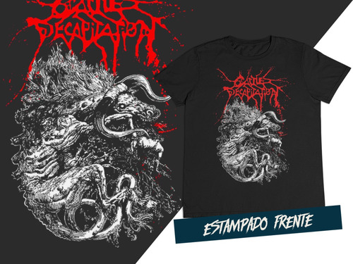 Camiseta Deathgrind Brutal Death Metal Cattle Decapitation 6