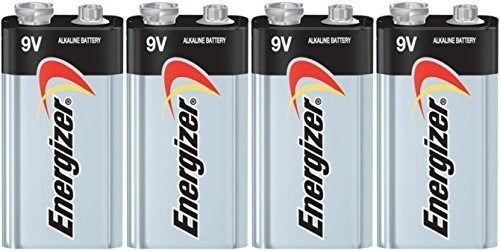 Baterías Alcalinas Energizer Max 9v, 4-count