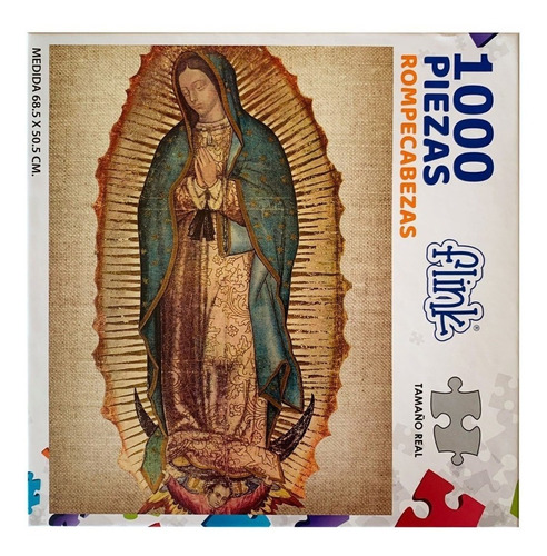 Rompecabezas Flink Premium Virgen De Guadalupe De 1000 Piezas