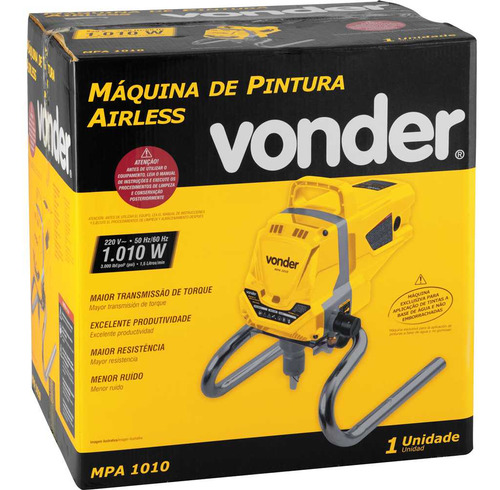 Máquina De Pintura Vonder Mpa 1010 Sistema Airless 127v