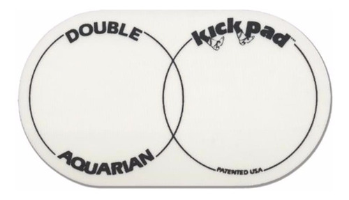 Kick Pad Aquarian Falam Doble Para Bombo Dkp2