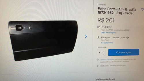 Volkswagen Brasília 4 Portas
