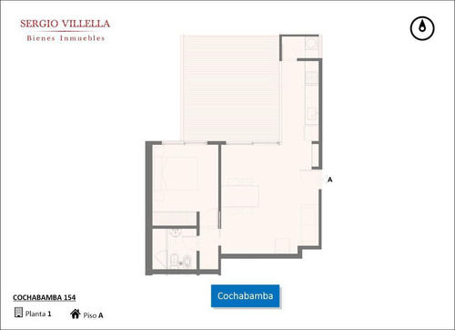 Imagen 2 de 5 de Cochabamba 154 - Departamento De Un Dormitorio En Venta - Rosario