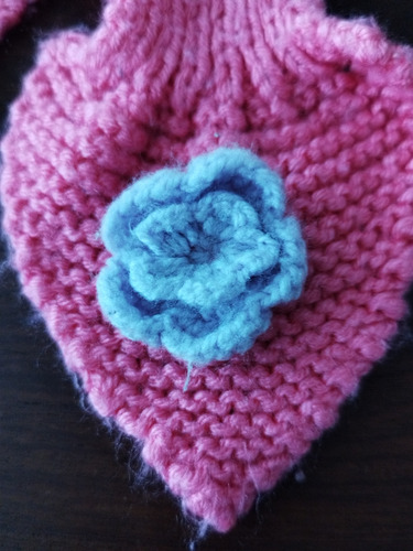 Bufanda Gatito Tejida Al Crochet (Usado)
