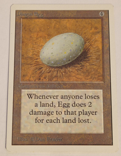 Carta Magic Dingus Egg [unlimited] Mtg Artifact