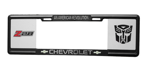 Portaplacas Europeo Chevrolet An American Revolution Z28