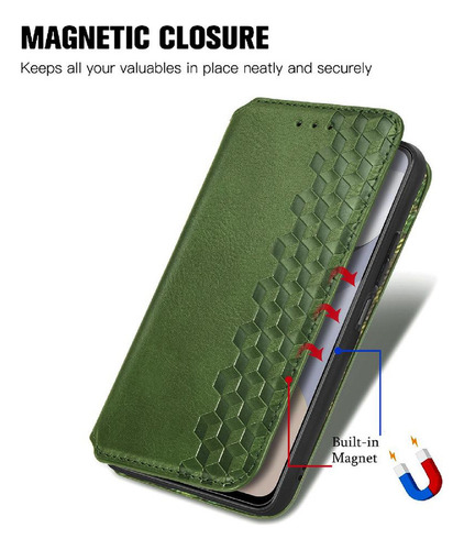 Funda For Zte A54 Funda De Cuero Con Diseño De Moda