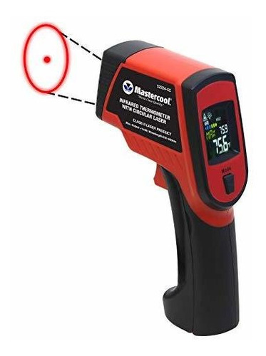 Mastercool 52224-cc Infrared Thermometer With Circular Laser