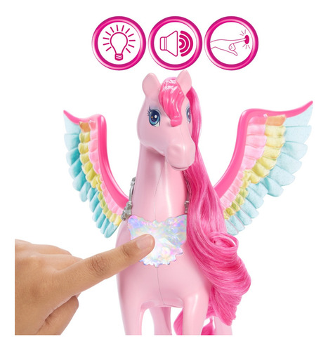 Barbie A Touch Of Magic Set De Juego Pegaso