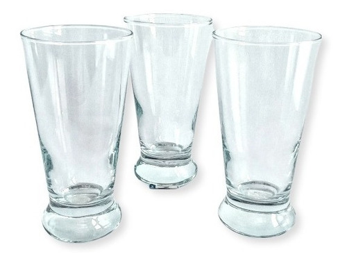 Set De Vasos Tipo Copa De Vidrio (6 Piezas) - Crisa