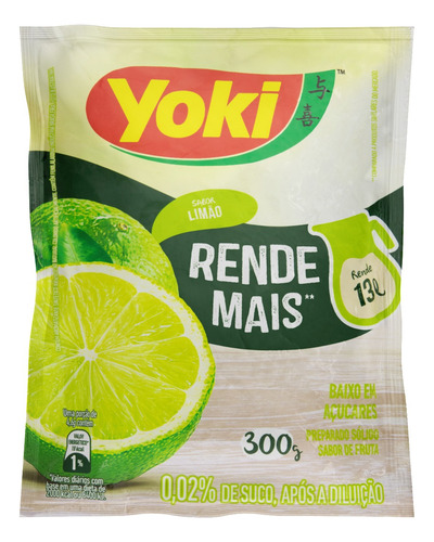 Suco de limão Yoki em pó 300 g