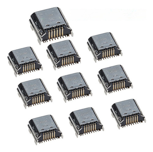 10 X Usb De Carga Puerto Conector Para Base Dock Para Samsun