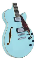 Comprar Guitarra Electrica Dangelico Premier Ss Semihollow Singlecut Color Sky Blue Material Del Diapasón Pau Ferro Orientación De La Mano Diestro
