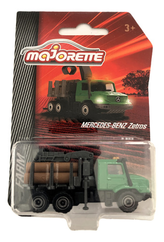 Vehiculo Escala Majorette: Camión Maderero Mercedes-benz