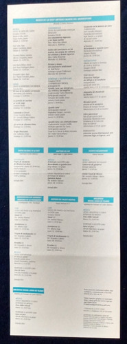 Cartelera (poster) Programación Homenaje Agustín Lara (1997) (Usado)