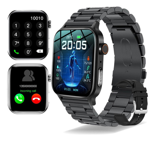 Reloj Inteligente Hombres Glucemia Ecg+ppg Smartwatch 2023