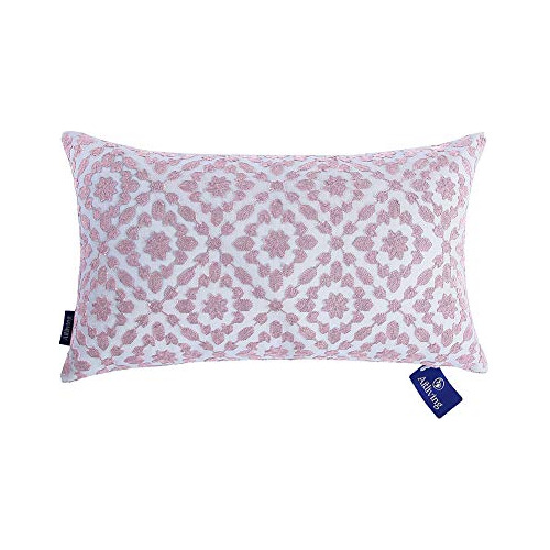 Decorativo Funda De Almohada De Algodón Bordado Lona M...