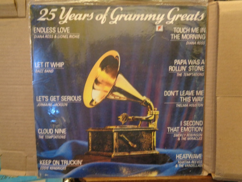 25 Years Of Grammy Greats Temptations Ross Etc Vinilo K Pop