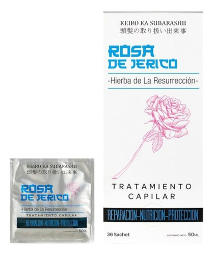 Mascara Capilar Rosa De Jerico X50ml 24unds Fithocolor 