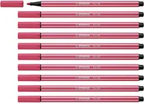 Comprar Stabilo Premium Fibre-tip Pen Pen 68 - Paquete De 10 - Rojo 