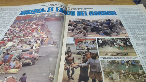 Revista Clarin N° 13321 Año 1983 Nigeria El Exodo Del Horror