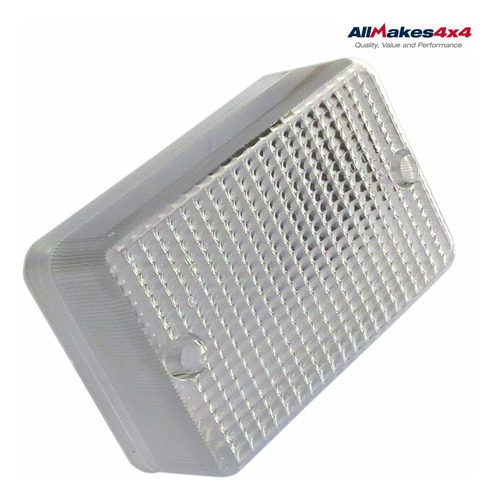 Lente Lanterna Tras Retang Branca Lr Defender 130 1989-2001 Branca Crystal