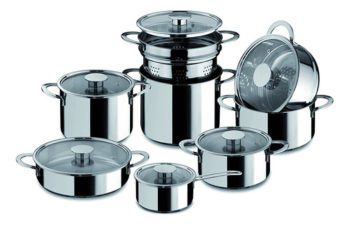 Mepra Gourmet Kitchen Cookware Set - 14 Uds. Olla De Espague