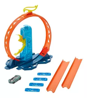 Pista Hot Wheels Track Builder Paquete Lanzador De Loop