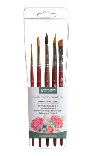 Princeton - Watercolor Floral Professional - 5 Piezas