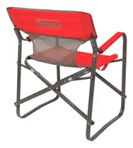 Comprar Silla Director Coleman Sillon Plegable Acero Resistente 136k Color Rojo