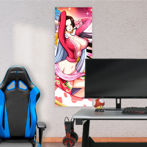 Cuadro Grande 30x80 Cm One Piece Boa Hancock Animeras