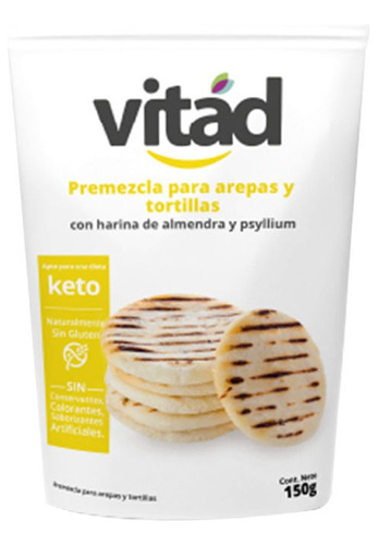 Premezcla Vitad Arepas/tortillas X 150g