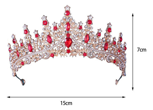 Corona De Reina Corona De Princesa Joyas Para El Rojo