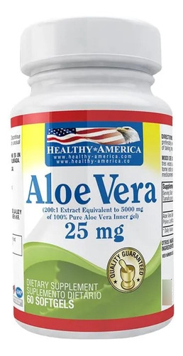 Aloe Vera X60 - Healthy America - Unidad a $582