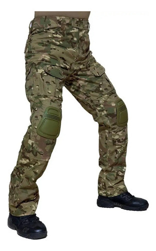 Pantalón Militar Para Hombre  Rodilleras  Pantalones Airtact