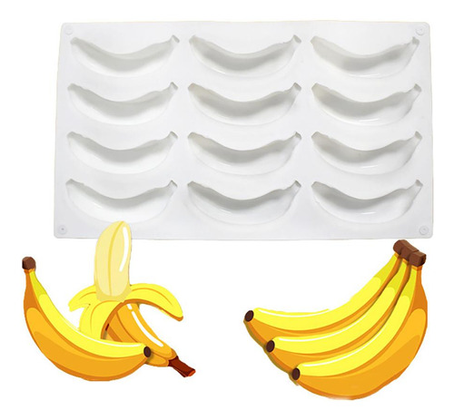Molde Para Tartas, Bandeja De Silicona Para Hornear Con 12 C