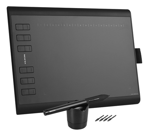 Imagen 1 de 9 de Tableta Gráfica Huion 1060plus Portátil Para Dibujos