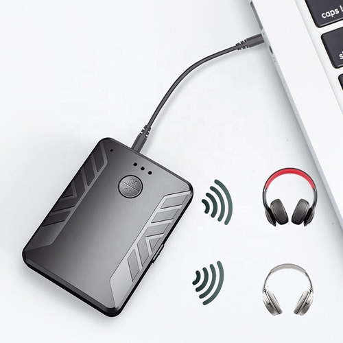 Imagen 1 de 8 de Transmisor Receptor Bluetooth 5.0 Audio Equipo Tv Música 3.5