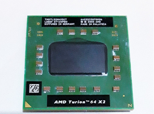 Amd Turion 64×2  1.6ghz Socket S 1 Procesador Laptop 