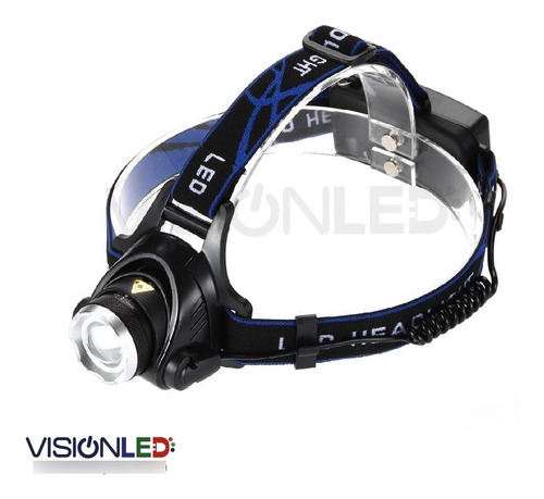 Imagen 3 de 5 de Linterna De Cabeza Led Frontal Recargable De Alta Potencia