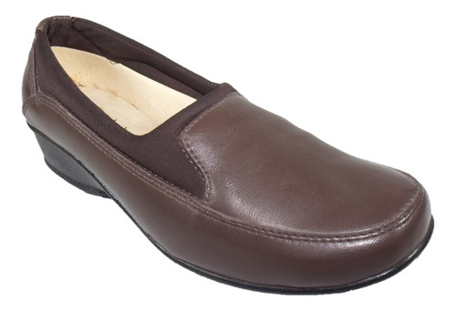 Imagen 2 de 2 de Zapato Cómodo Dama Pie Diabético O Delicado, Borrego Pn2014c