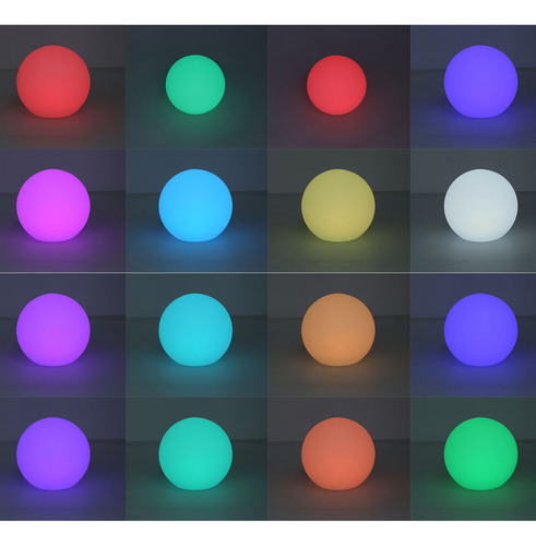 Control Remoto Nocturno Ball Rgbw Led De 16 Colores Y 4 Modo