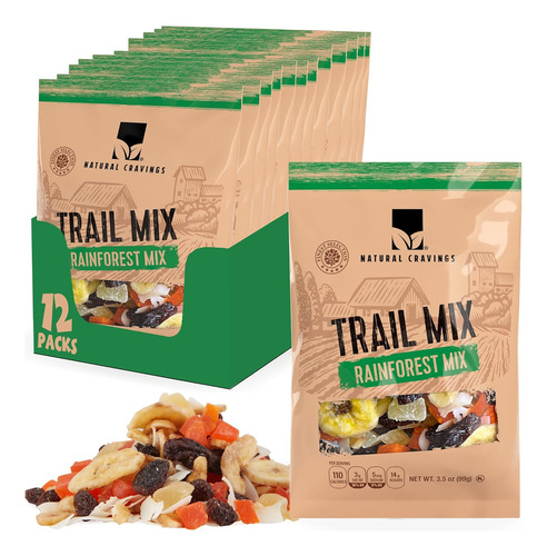 Natural Cravings Trail Mix Snack Packs - 4 Sabores - Mezcla