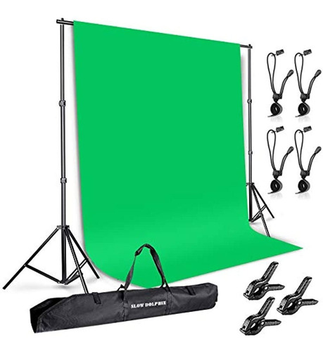 Sistema De Soporte De Fondo Fotográfico Slow Dolphin Con Kit