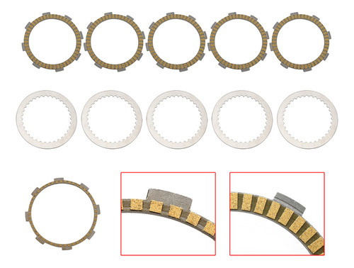 Kit De Discos De Embrague For 90132011000 Rc200 14-22