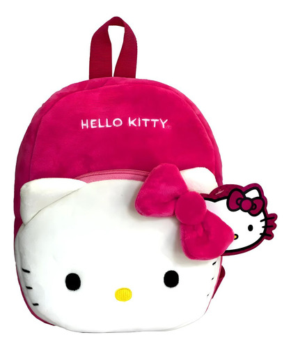 Mochila Infantil De Pelucia Hello Kitty 2 Divisões - Candide