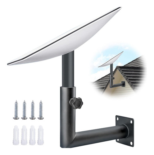 Suporte Mastro Fixação Parede Telhado Antena Starlink V2