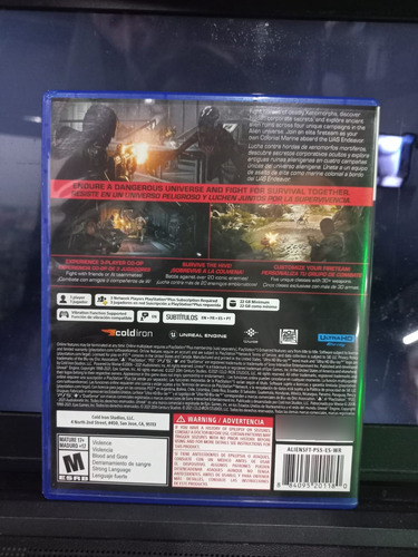 Videojuego Aliens Fireteam Playstation 5 Español Físico D (Usado)